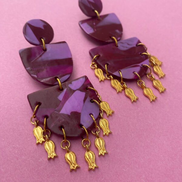 Golden Blossom earrings