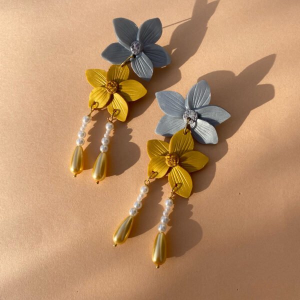 Double Blossom earrings