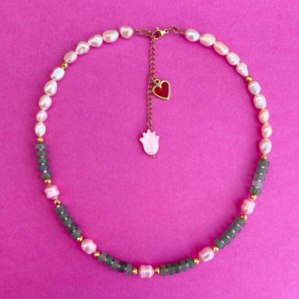 Pink Pearl Serenity necklace