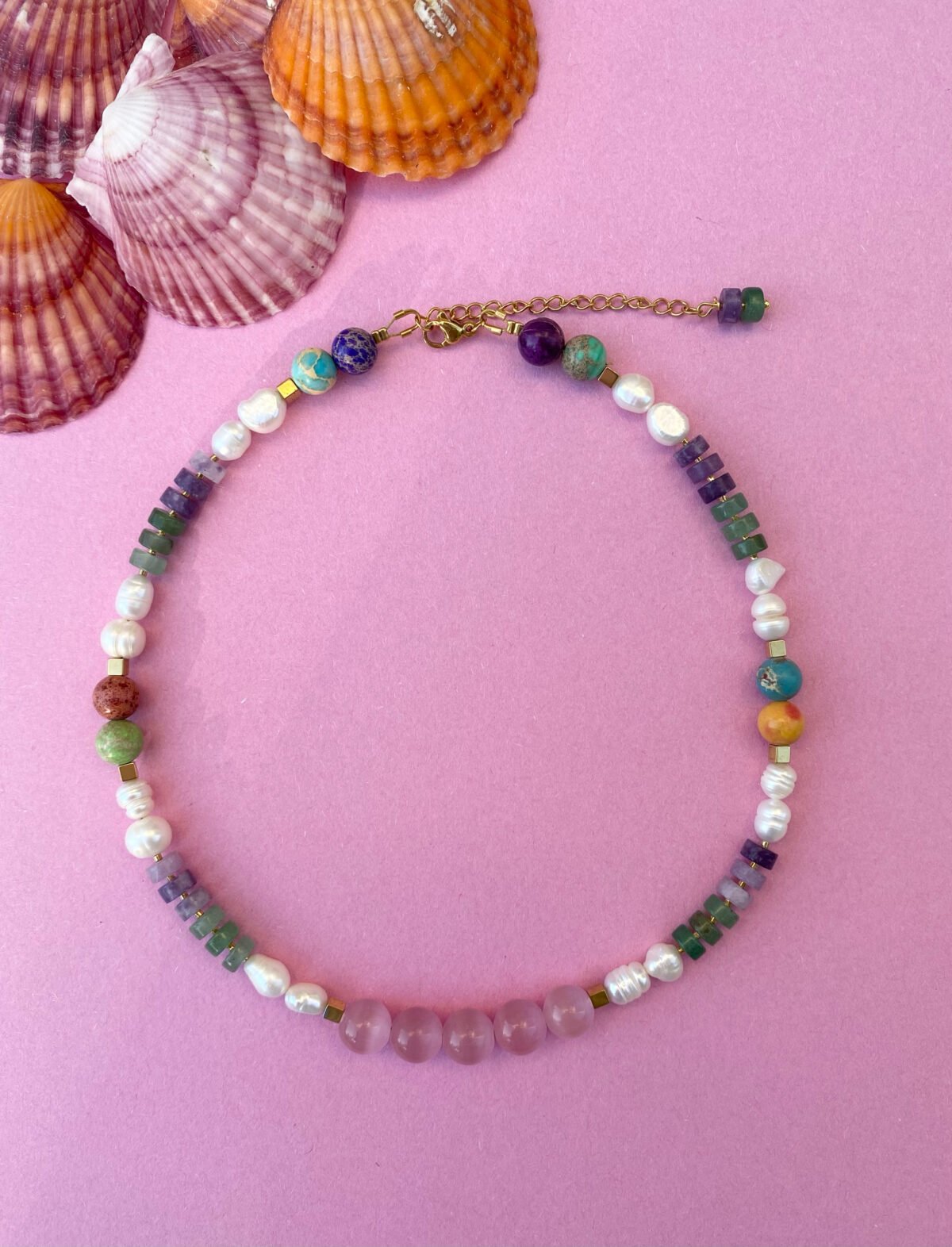 Rainbow necklace 5