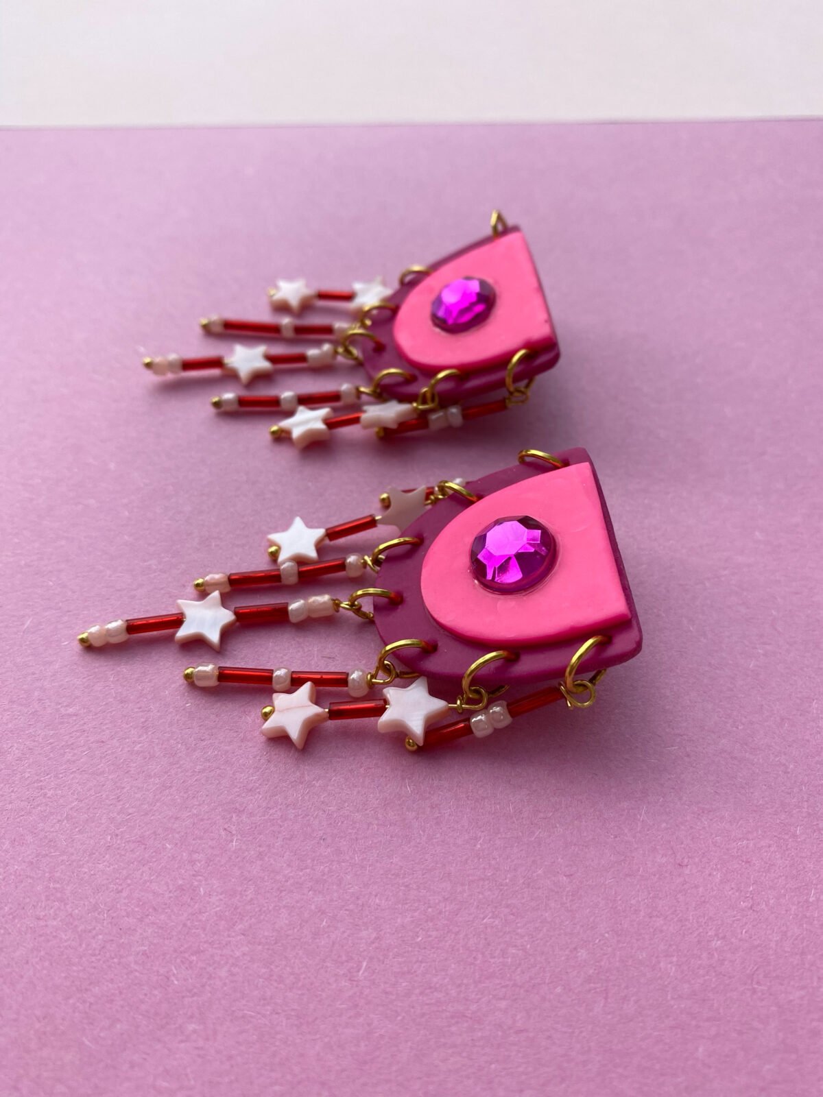 Pink Fizz earrings 8