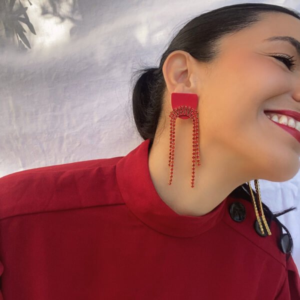 Red Rain earrings