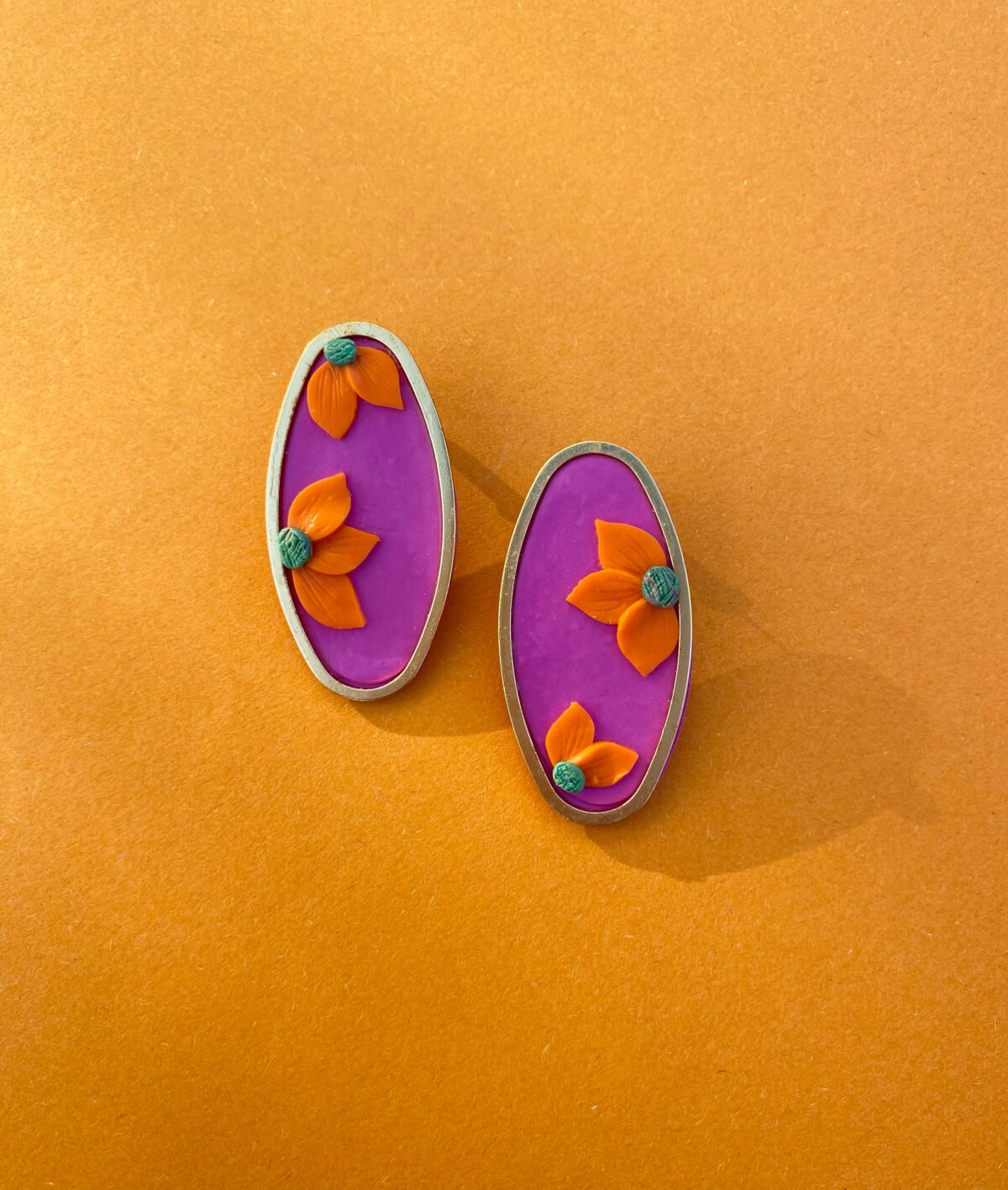 Geo Bloom earrings 4