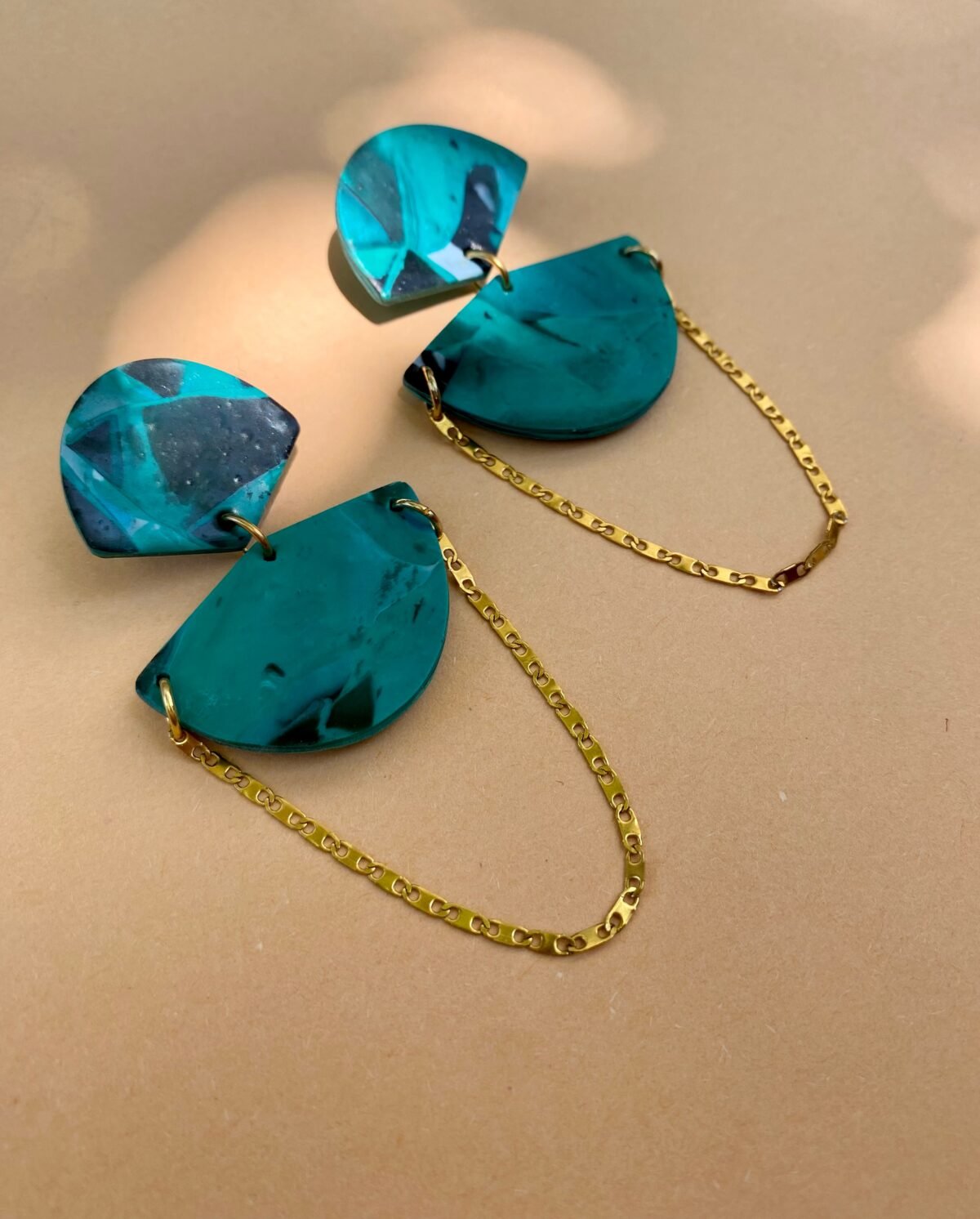Exotic Green earrings 15