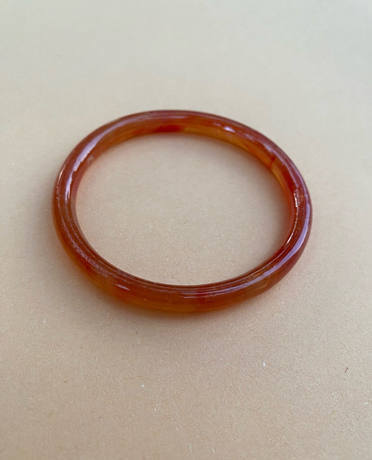 Orange Glass bracelet 5