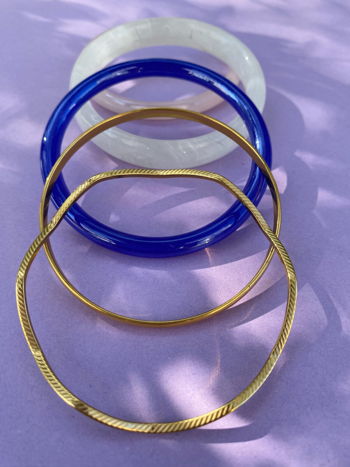 Blue Glass bracelet 11