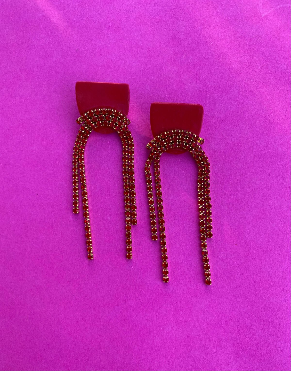 Red Rain earrings 9