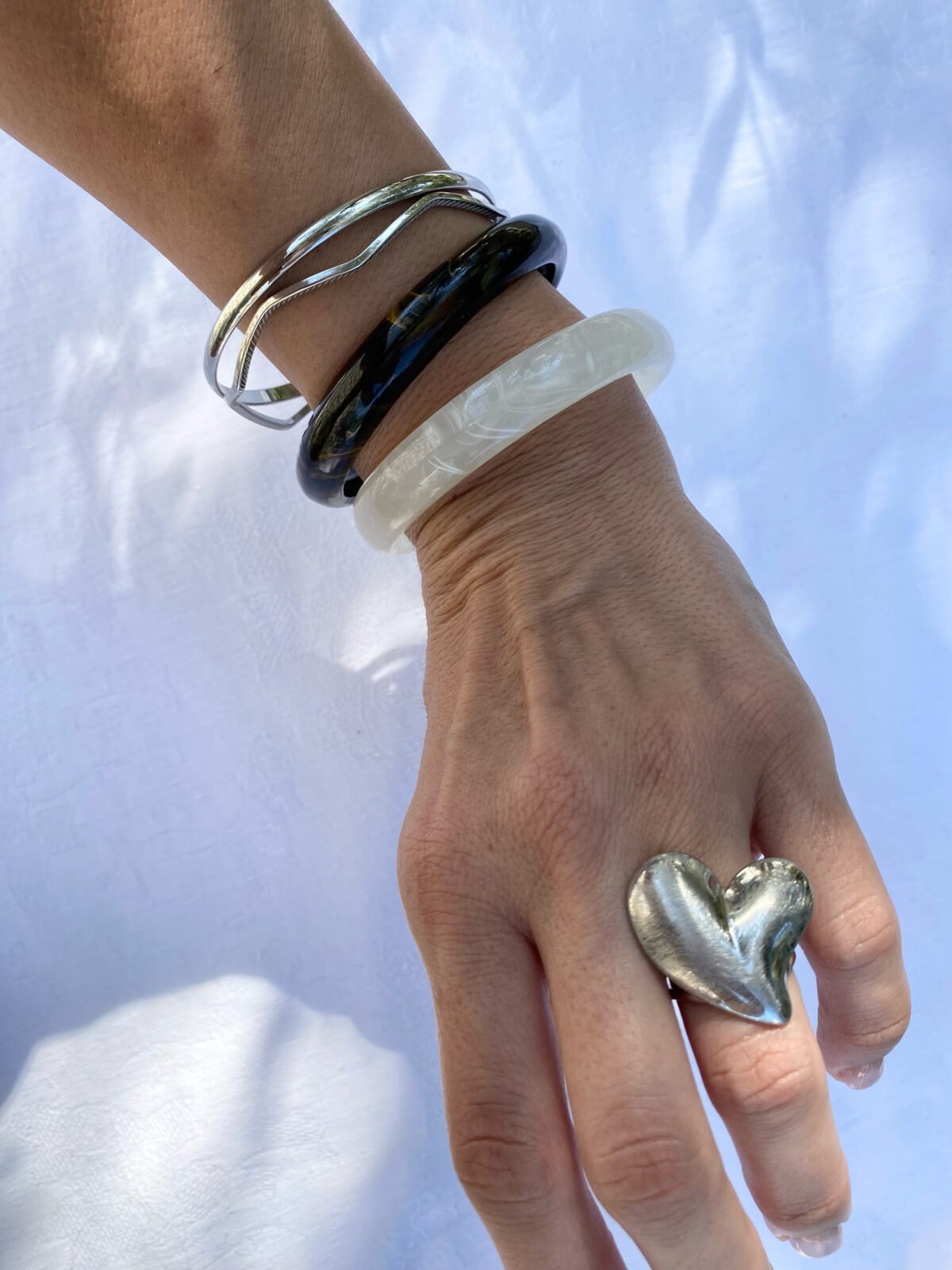 Silver Heart ring 8