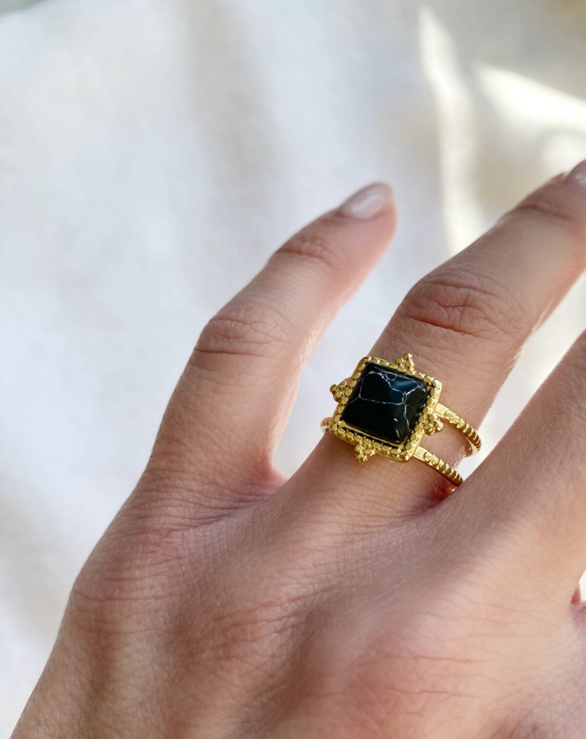 Black Stone ring 4