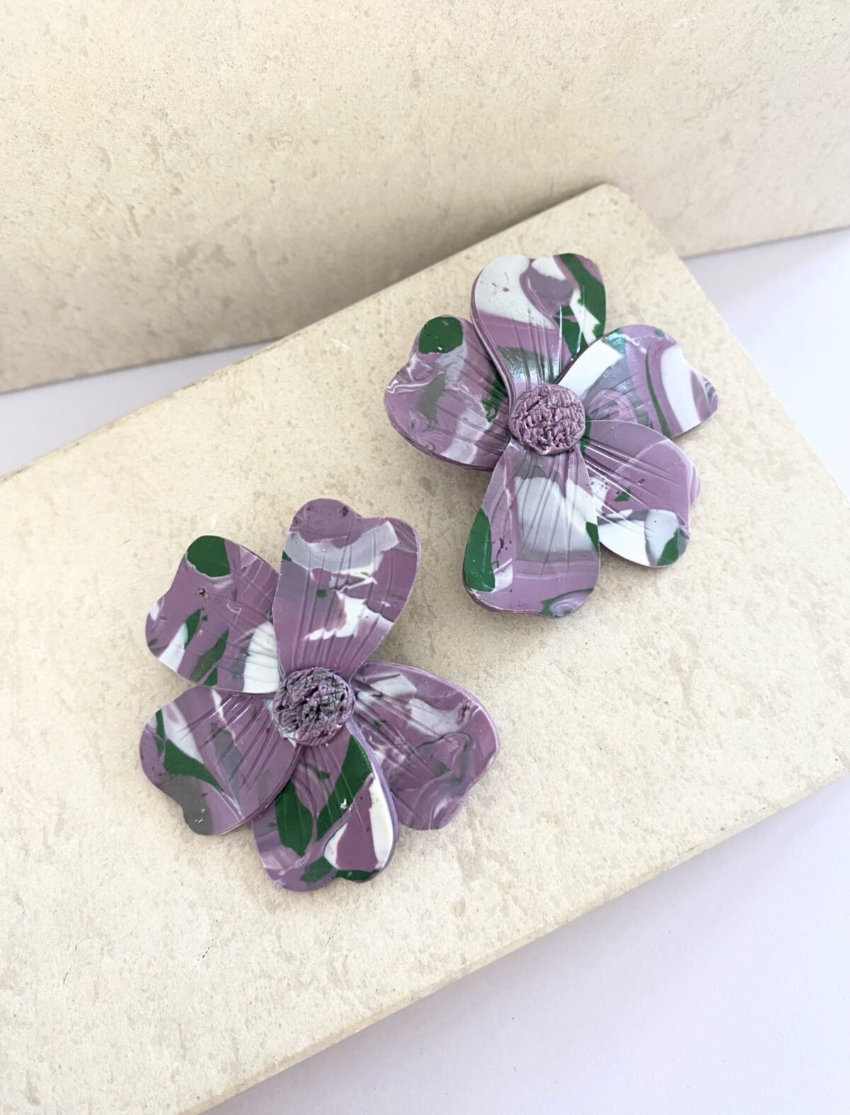 Purple Nature earrings 5