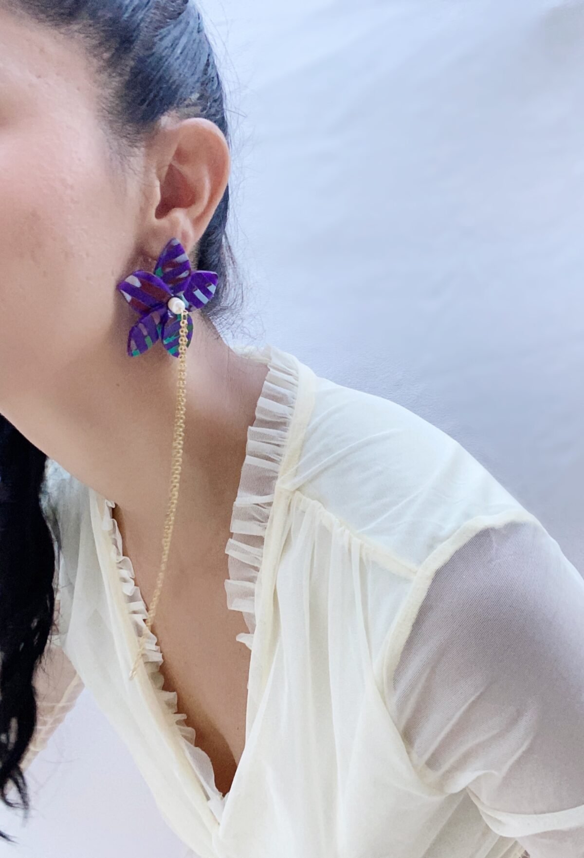 Violet earrings 7